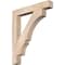 Ekena Millwork Balboa Block Smooth Bracket, Douglas Fir, 3 1/2"W x 26"D x 30"H BKT04X26X30BOA05SDF - alternate 1